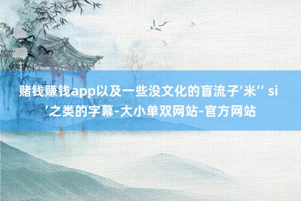 赌钱赚钱app以及一些没文化的盲流子‘米’‘ si ’之类的字幕-大小单双网站-官方网站