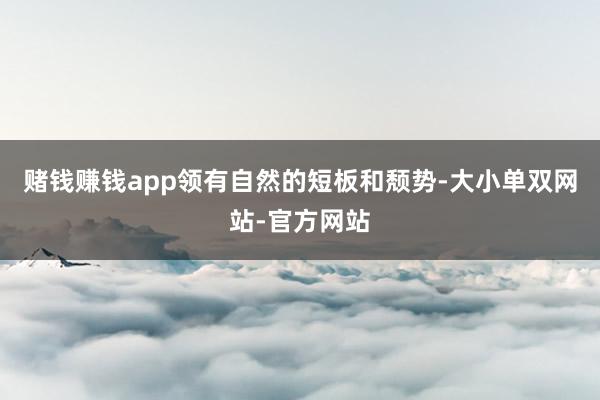 赌钱赚钱app领有自然的短板和颓势-大小单双网站-官方网站