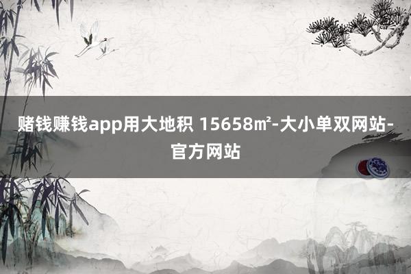 赌钱赚钱app用大地积 15658㎡-大小单双网站-官方网站